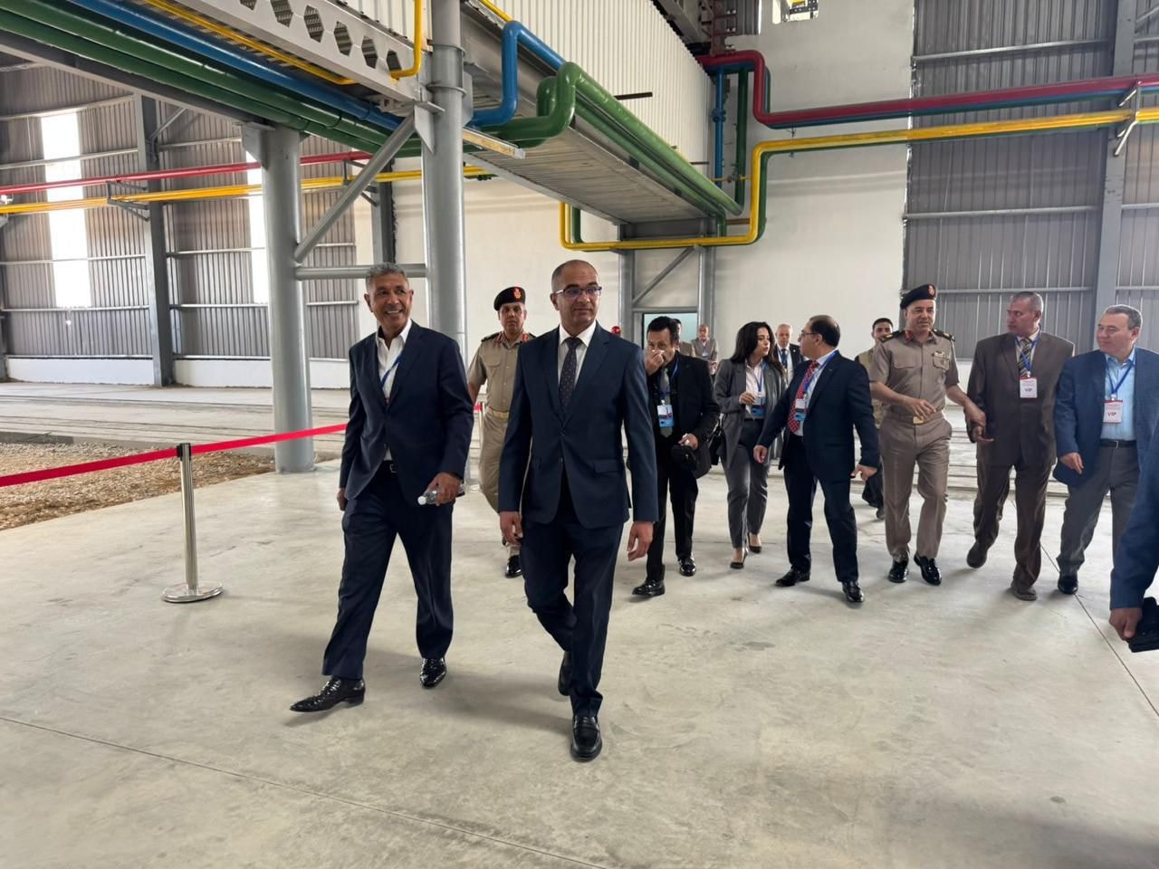 نائب وزير الإسكان يتفقد مصنع شين شينج لإنتاج مواسير الدكتايل بالمنطقة الاقتصادية