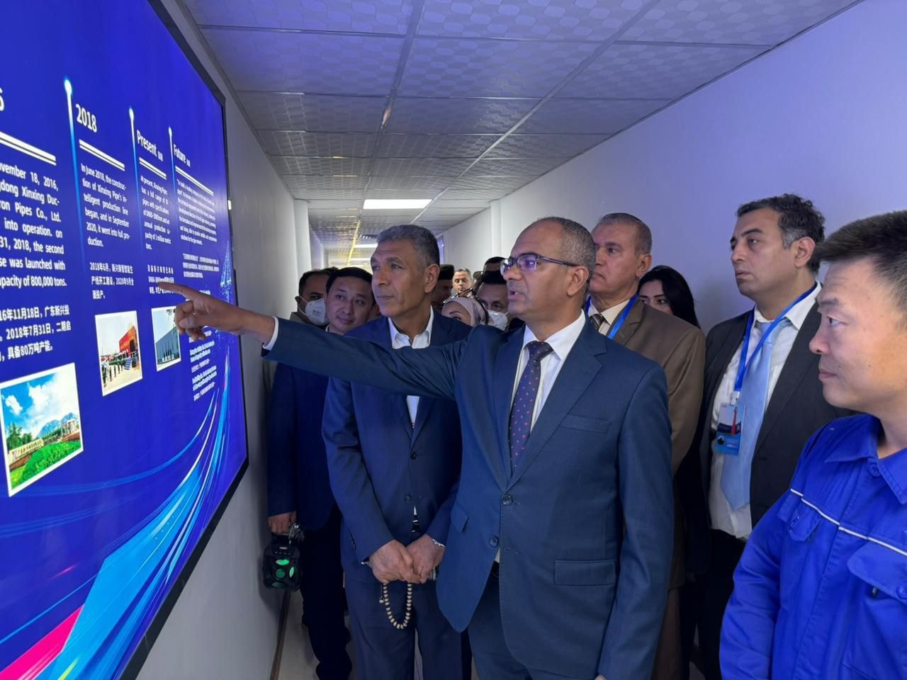 نائب وزير الإسكان يتفقد مصنع شين شينج لإنتاج مواسير الدكتايل