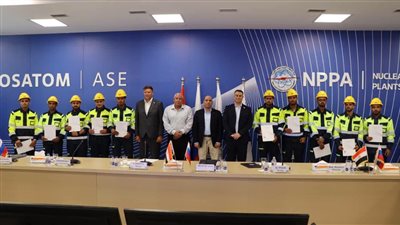 وزير العمل ومحافظ مطروح يتفقدان مشروع المحطة النووية
