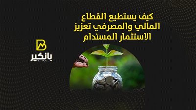 كيف يستطيع القطاع المالي والمصرفي تعزيز الاستثمار المستدام