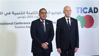 الرئيس التونسي يستقبل مدبولي لحضور فعاليات قمة 