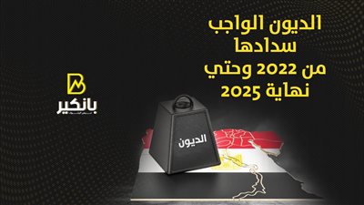 الديون الواجب سدادها من 2022 وحتى نهاية 2025 | إنفوجراف