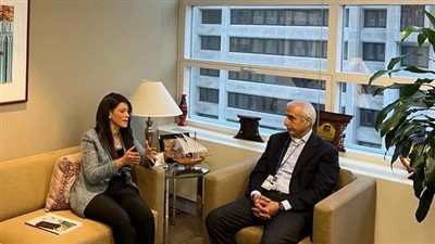 المشاط تناقش المشروعات المستقبلية مع بنك الاستثمار الأوروبي بقطاعات الغذاء والطاقة والنقل 