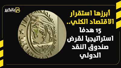أبرزها استقرار الاقتصاد الكلي.. 15 هدفا استراتيجيا لقرض صندوق النقد الدولي | فيديو 