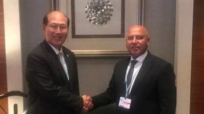 وزير النقل يعقد  إجتماع ثنائي رفيع المستوى مع أمين عام المنظمة البحرية الدولية