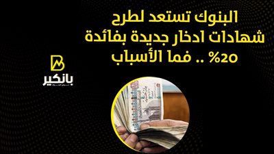 البنوك تستعد لطرح شهادات ادخار جديدة بفائدة 20%