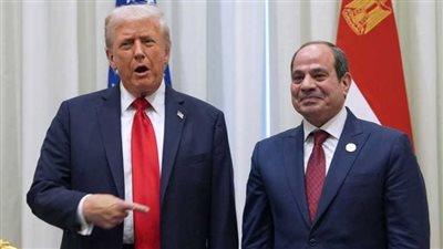 ترامب: مصر لعبت دورا بالغ الأهمية في اتفاق غزة.. والرئيس السيسي زعيم قوي  