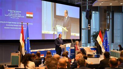 السيسي: الاتحاد الأوروبي يستحوذ على 32% من أرصدة الاستثمار الأجنبي المباشر خلال 2024