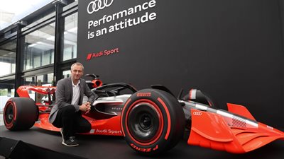 أودي تدخل عالم الفورمولا 1 لأول مرة بسيارة ذات مقعد واحد