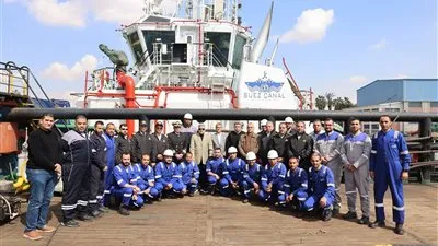 جولة تفقدية لرئيس هيئة قناة السويس لمتابعة حركة الملاحة ورفع جاهزية الوحدات البحرية