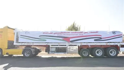 وزير التموين يطلق القافلة رقم 16 من المساعدات الإغاثية العاجلة إلى قطاع غزة