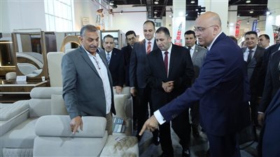 افتتاح الدورة الثلاثين لمعرض صنع في دمياط للأثاث بأرض المعارض في القاهرة